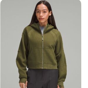 lululemon athletica Olive Green Hoodie